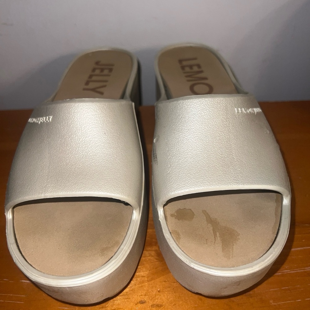 Lemon Jelly Women's Platform Sandals SUNNY-05 Warm Grey 9.5